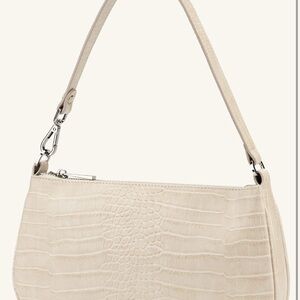JW PEI Eva Shoulder Handbag - Ivory Croc